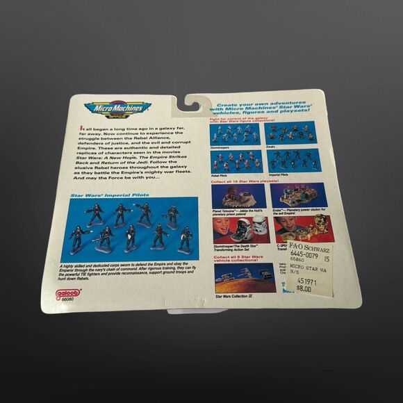 NIP Sealed 1994 Galoob Micro Machines Star Wars: Imperial Pilots Mini Figures C2 - Picture 7 of 7